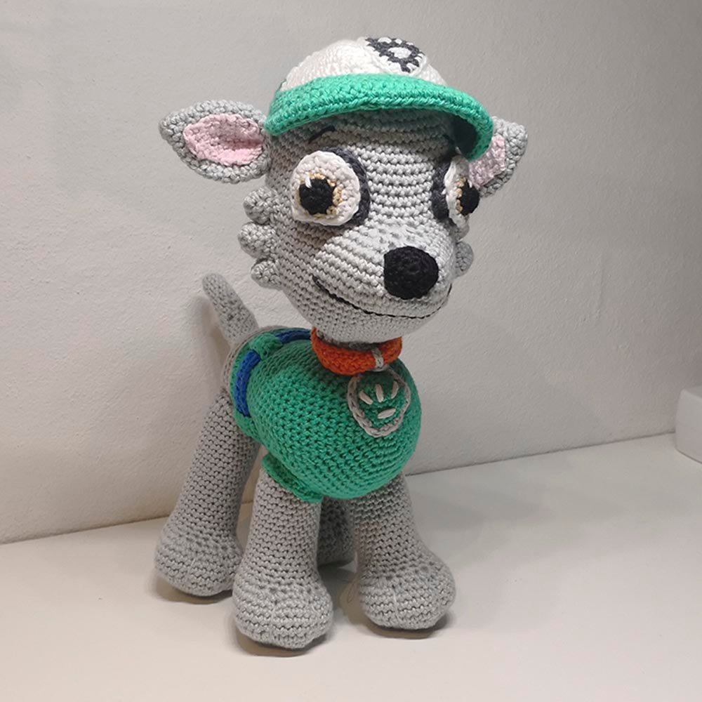Hæklet Paw Patrol - Rocky