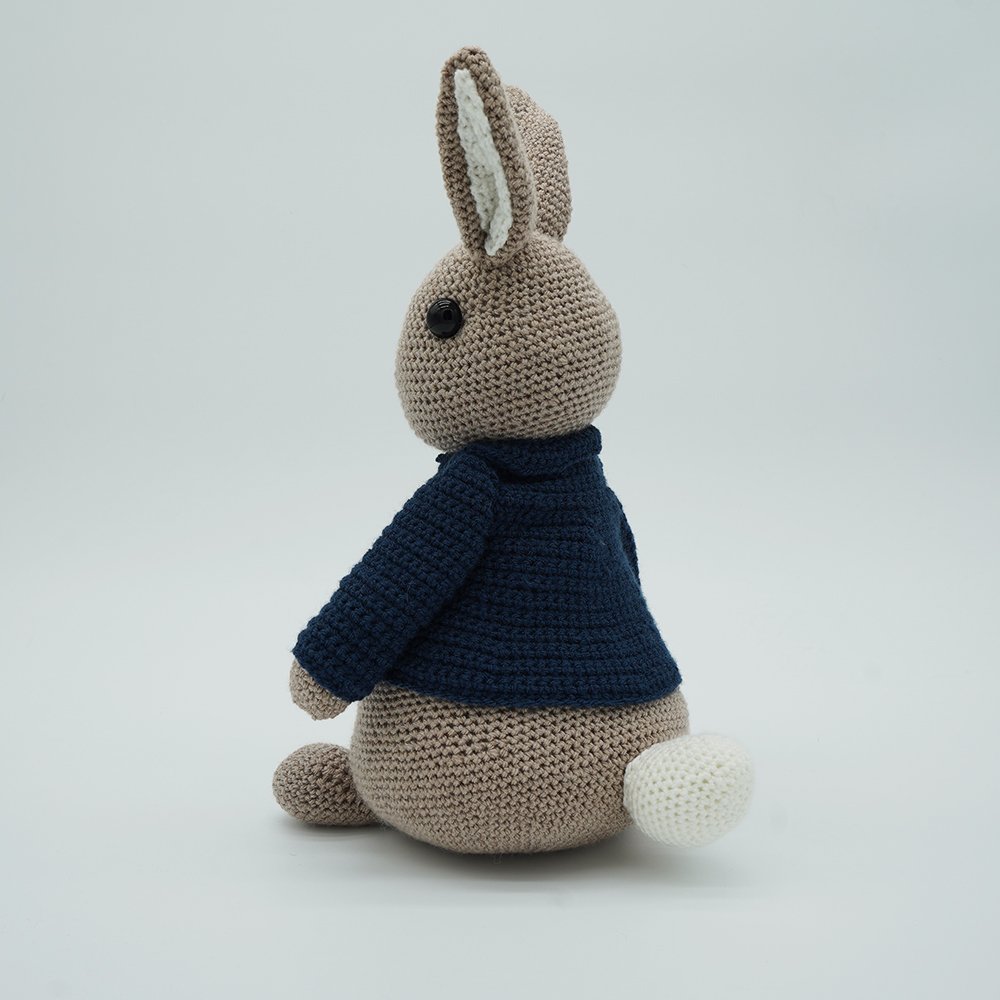 Kæmpe Hæklet Peter Kanin 41 cm. - Billede 2